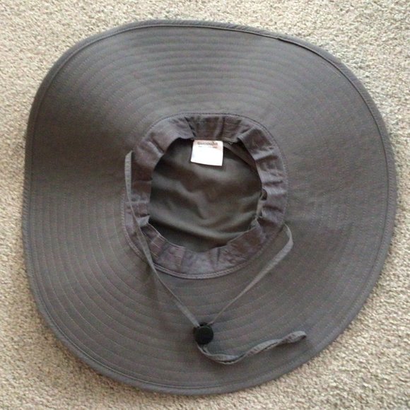Gardenline - Unisex gray wide brim sun hat - Picture 5 of 7